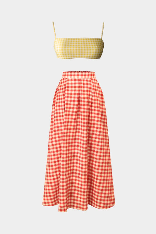 Bia Plaid Set